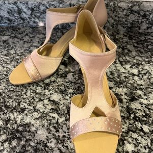 New Satin Ballroom Dance Shoes, Size 9.5/10